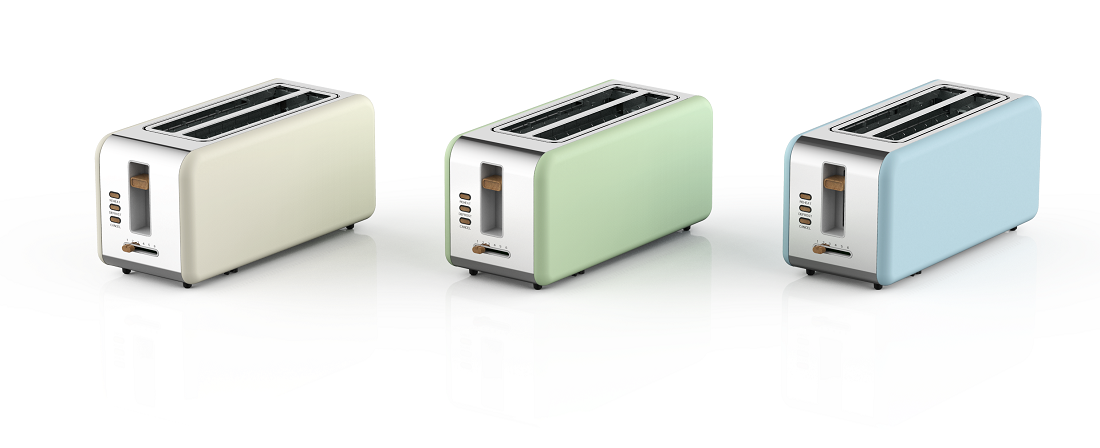 2 Long Slices Touch Screen Toaster（NO.T06B）