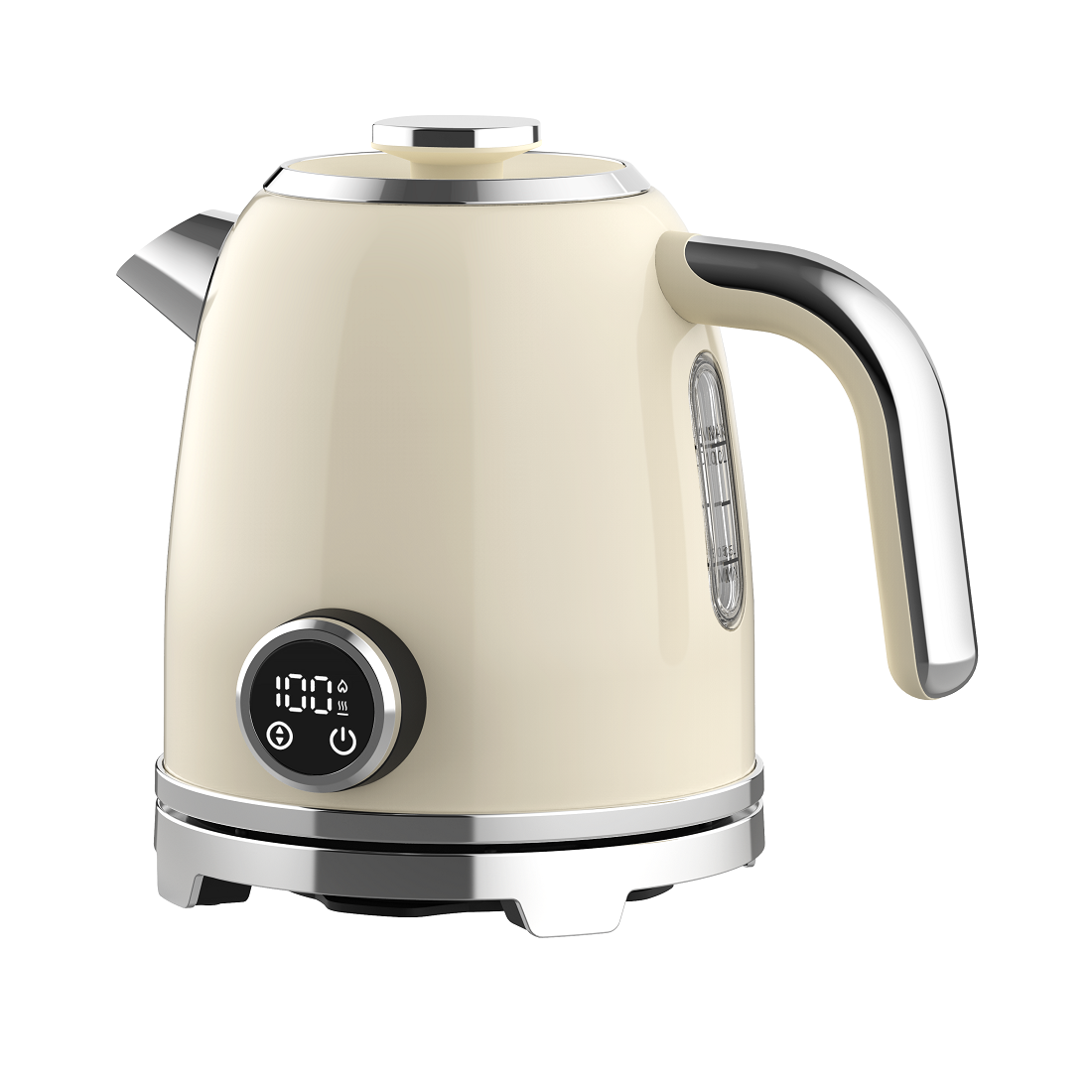 1.0L White Jug Kettle with Electronic Control