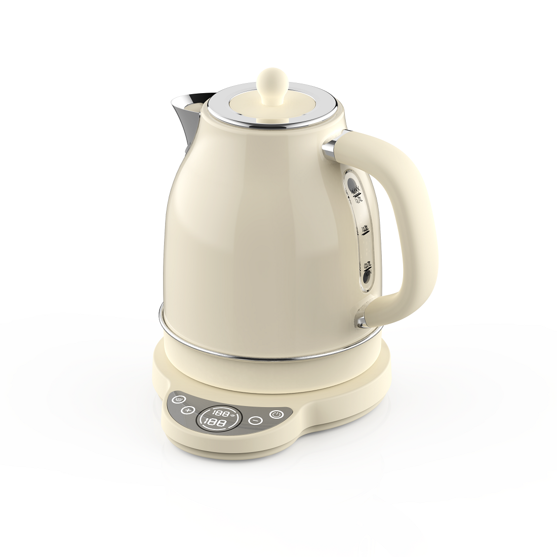 1.7L White Jug Kettle with Electronic Control(NO.K17)