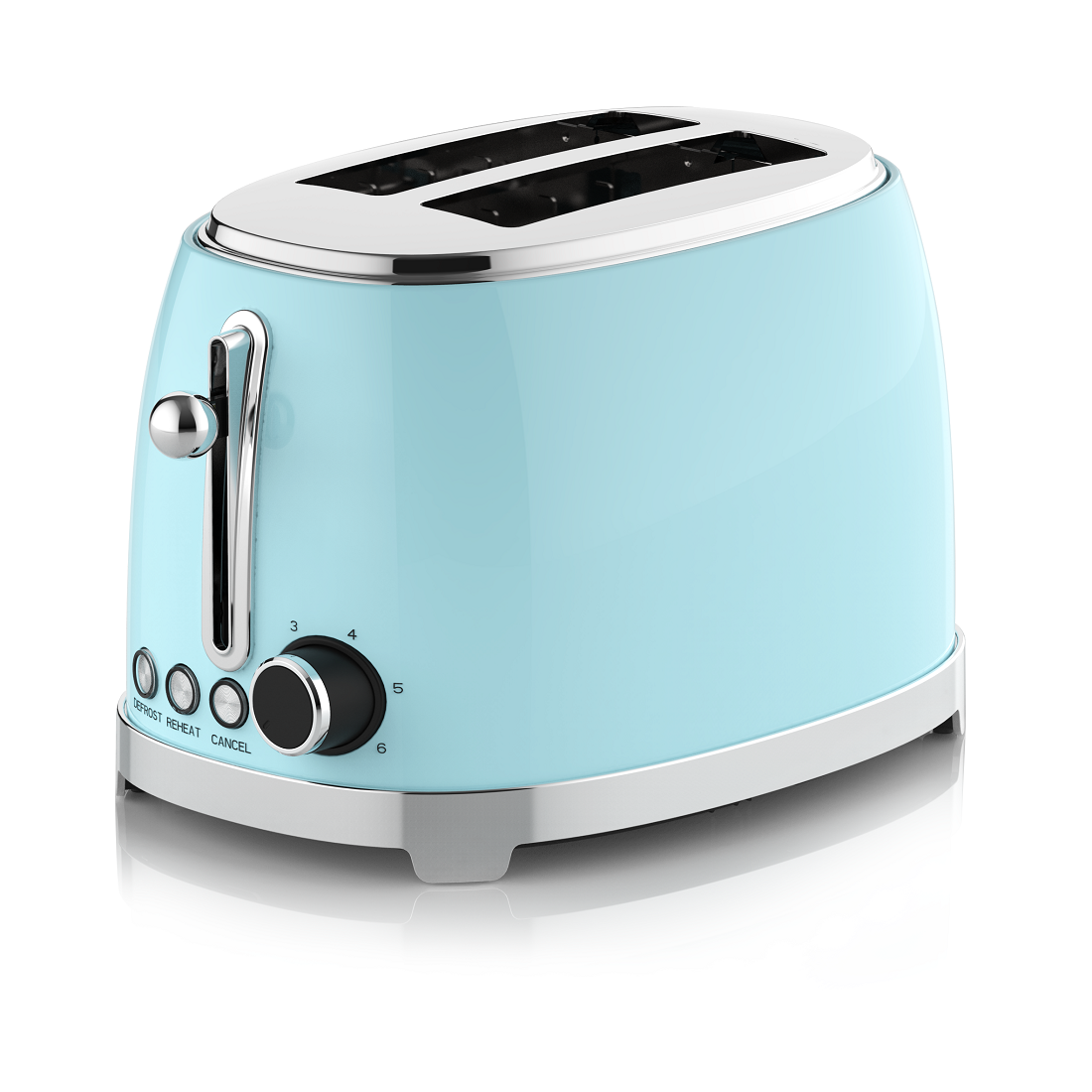 2 Slice Stainless Steel Toaster(NO.T03BS)