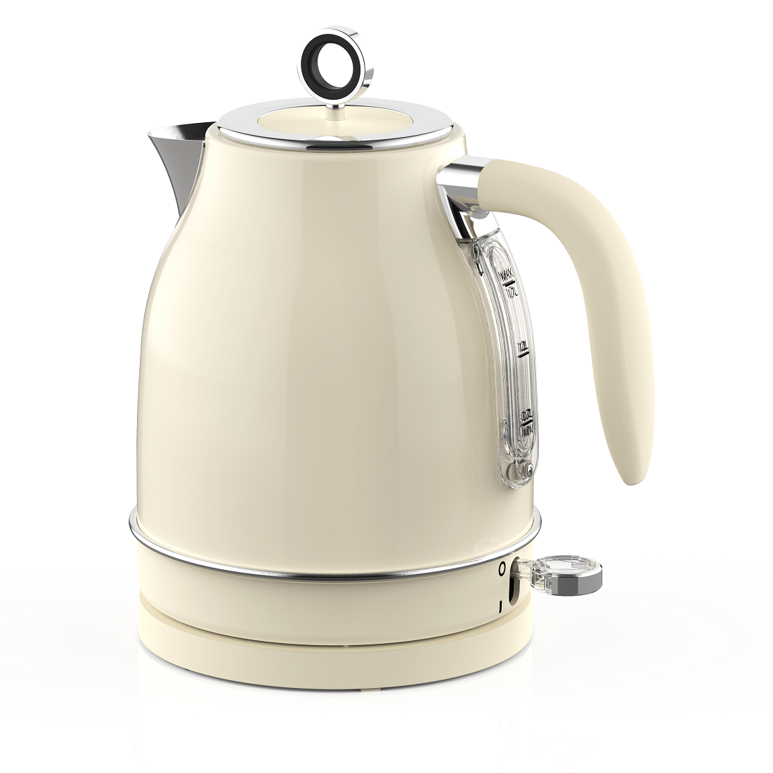 1.7L White Jug Kettle with Stainless Steel Liner(NO.K33)