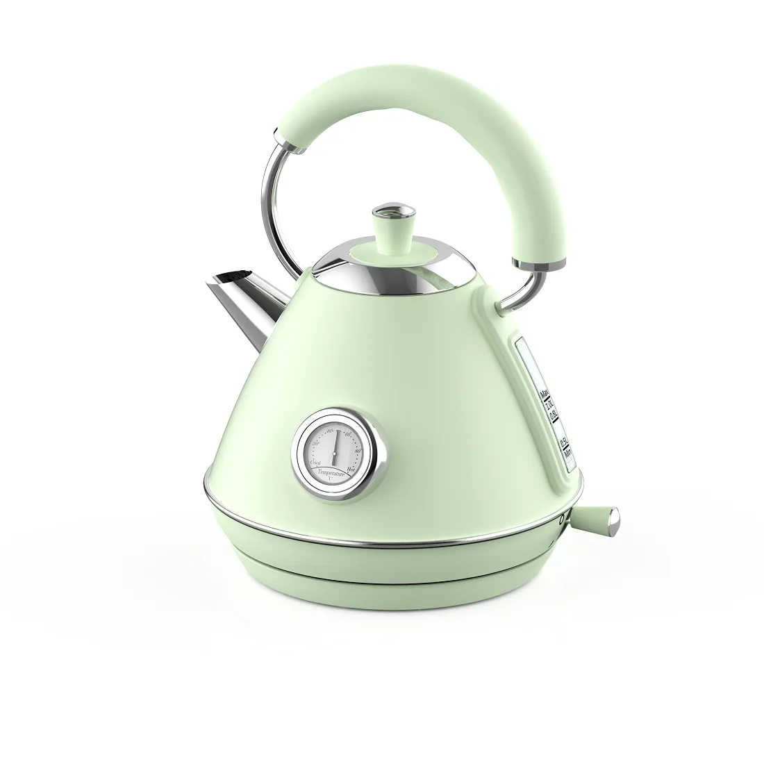 1.0L Mini Pyramid Electric Kettle, Some Models with Thermometer(NO.K21)