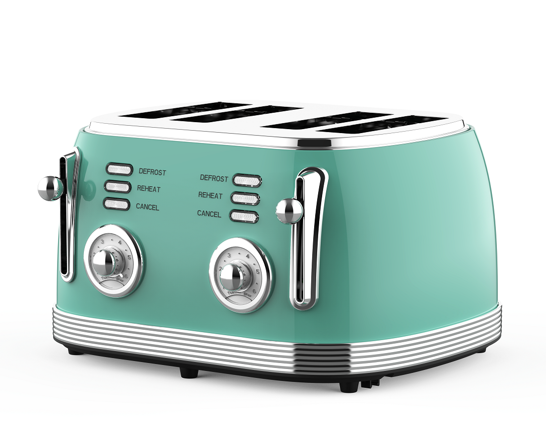Retro Design 4 Slice Toaster（NO.T04)