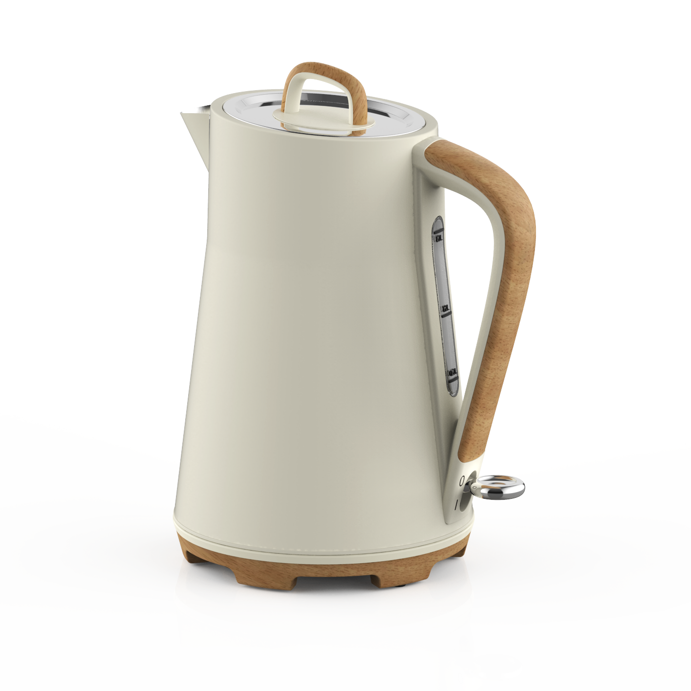 1.7L White Jug Kettle with Stainless Steel Liner(NO.K29)