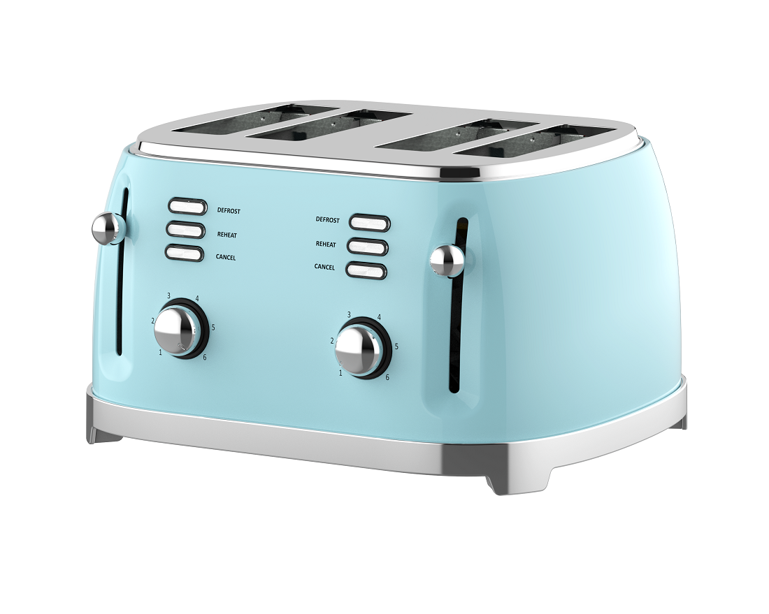 Retro Design 4 Slice Toaster（NO.T04)