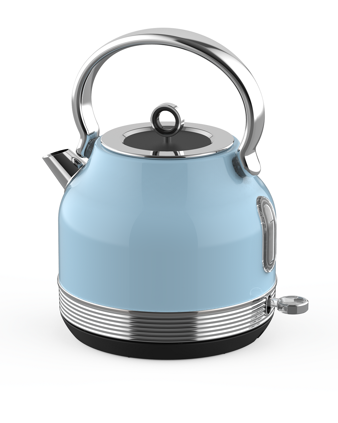 1.7L Blue Retro Kettle with Stainless Steel Liner(NO.K15）