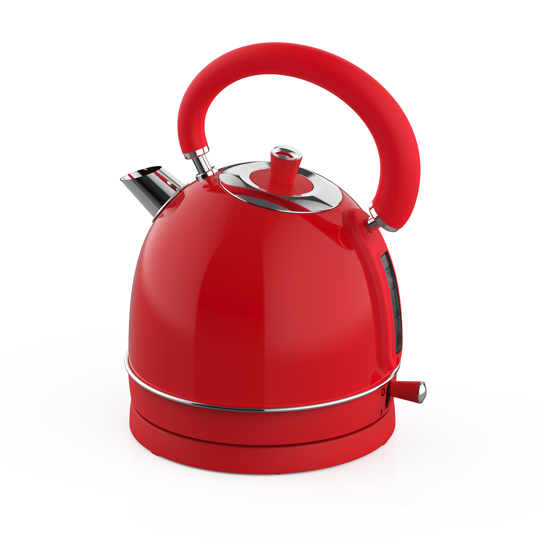 1.8L Red Retro Kettle(or with Thermometer)（NO.K03）