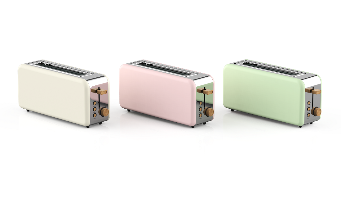 1 Long Slice Stainless Steel Toaster（NO.T17)