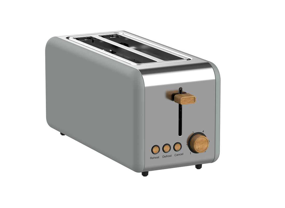 2 Long Slice Stainless Steel Toaster(NO.T06)