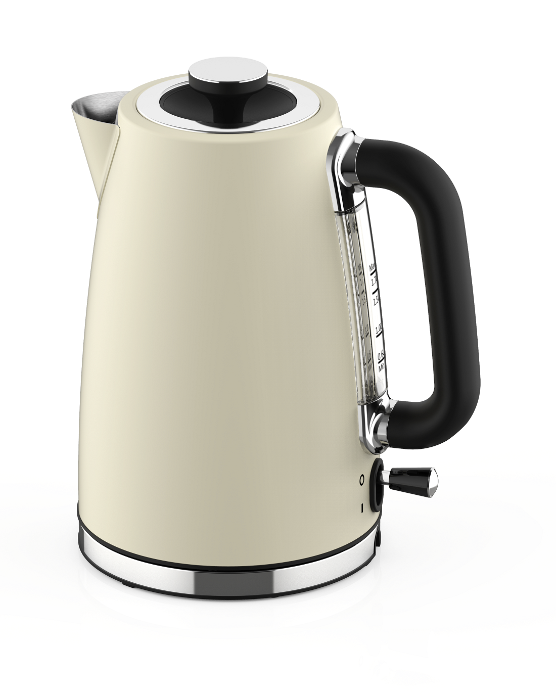 1.7L White Jug Kettle with Stainless Steel Liner(NO.K01）