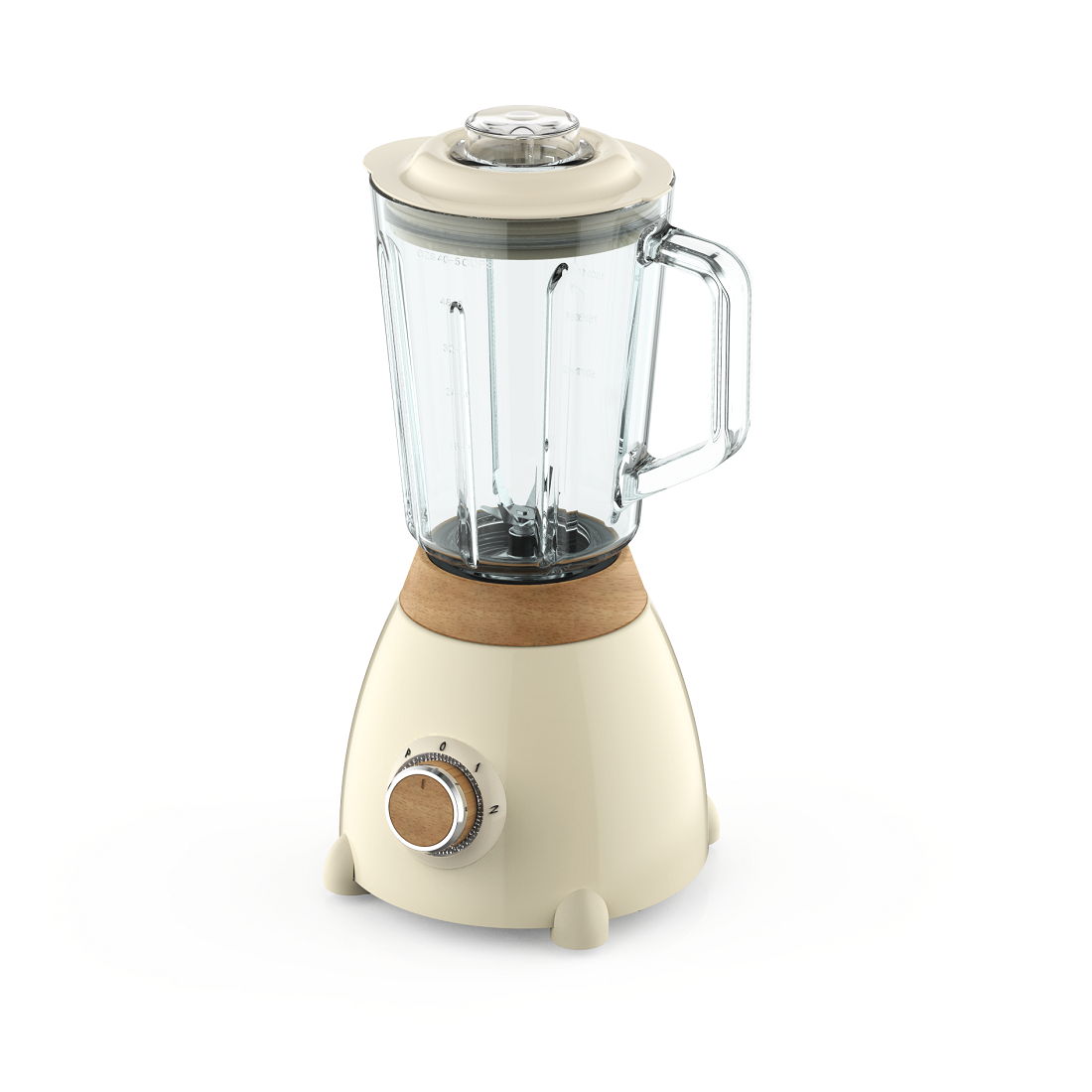 1.5L Juicer Blender with Semi-Oval Base