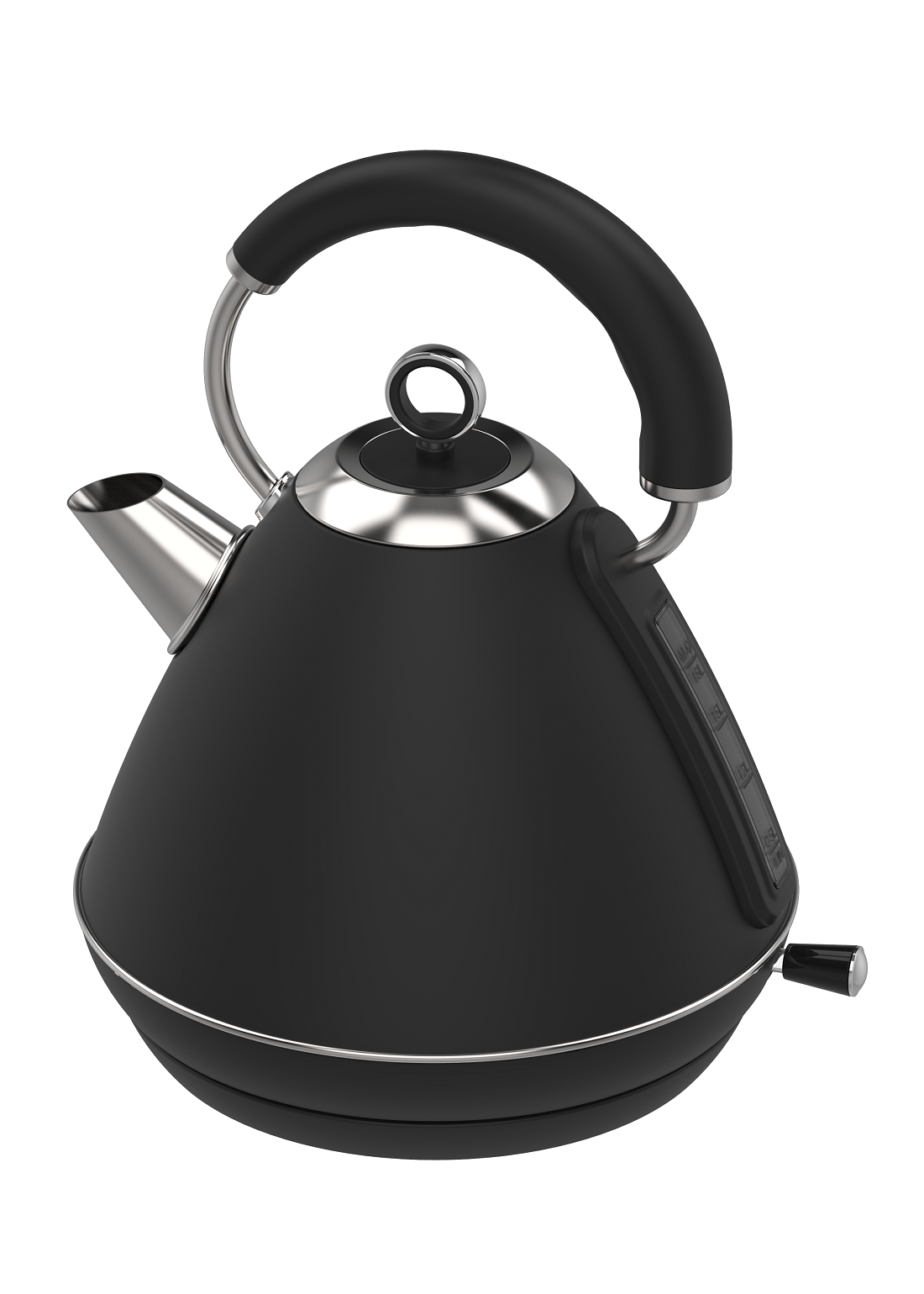 1.7L White Pyramid Electric Kettle, Some Models with Thermometer