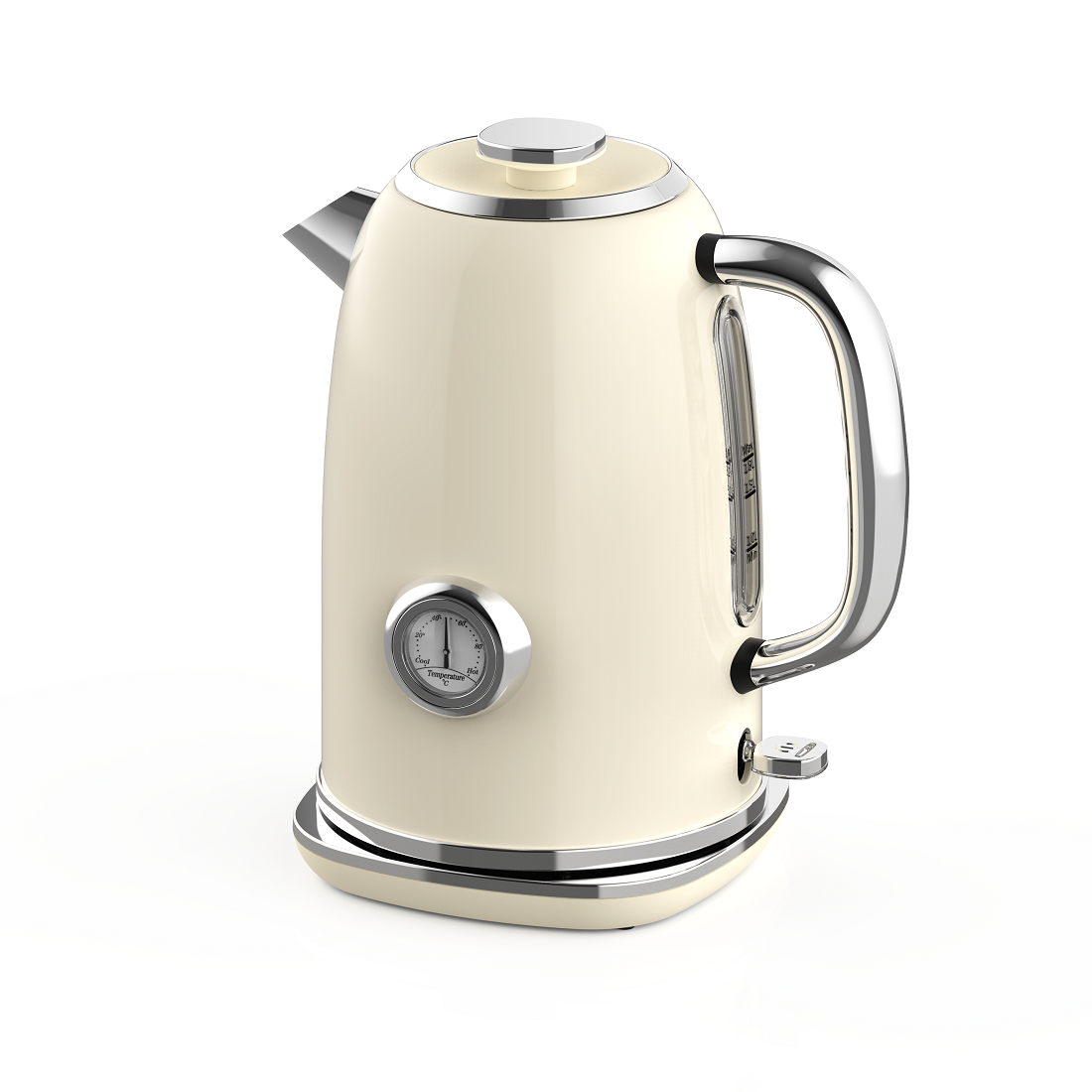 2.0l white jug kettle with Thermometer