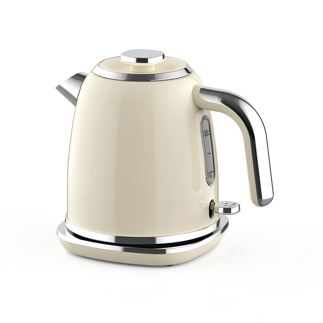 1.0 Litre White Jug Kettle with 304 Stainless Steel Inner Tank