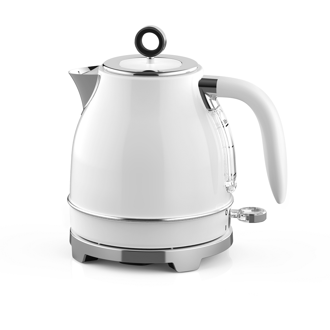 1.2L White Jug Kettle with Stainless Steel Liner(NO.K32)
