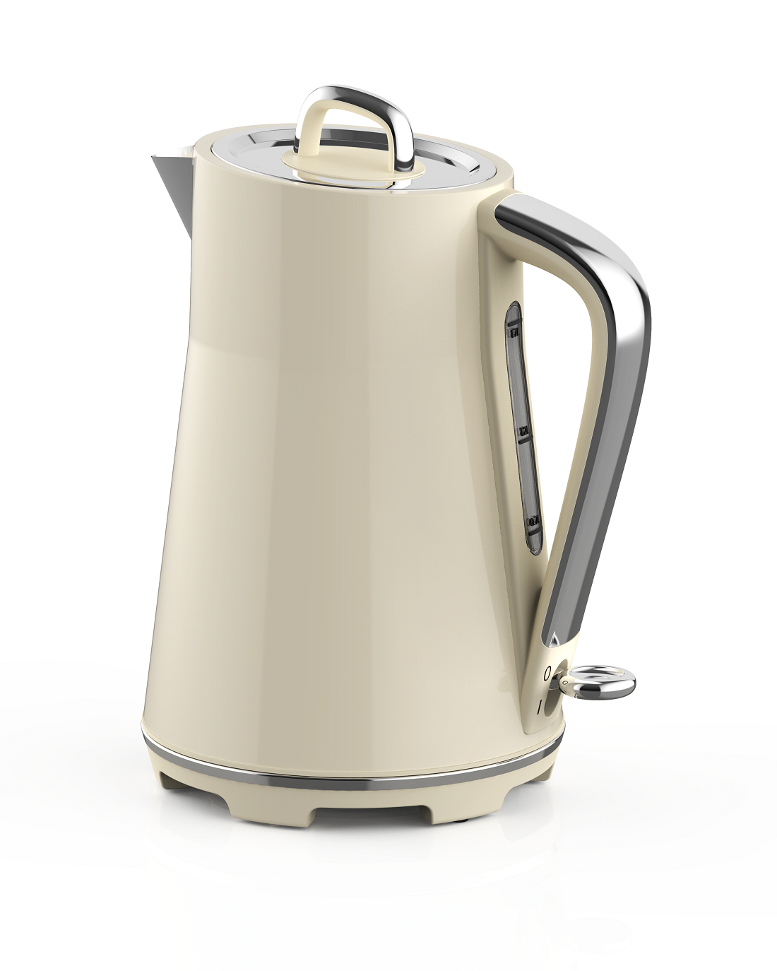1.7L White Jug Kettle with Stainless Steel Liner(NO.K29)