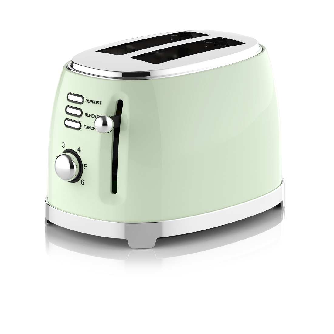 2 Slice Stainless Steel Toaster（NO.T03)
