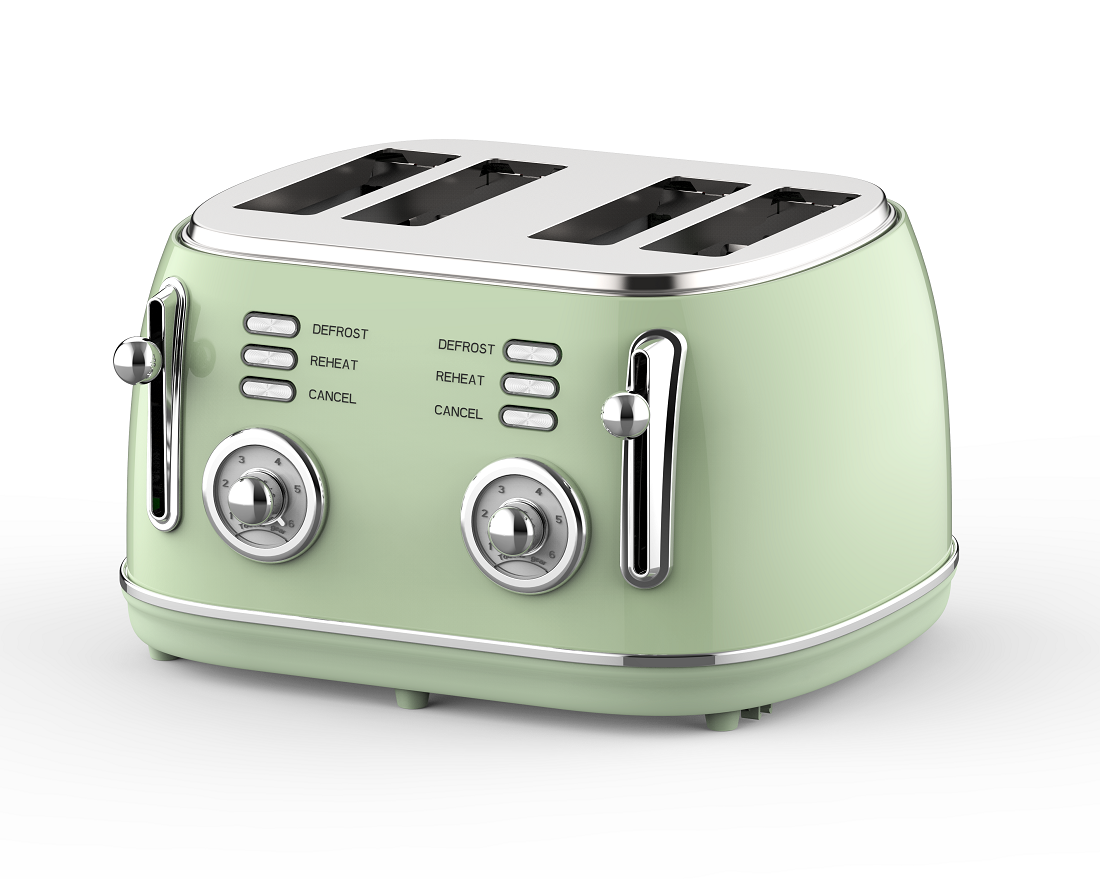 Retro Design 4 Slice Toaster（NO.T04)