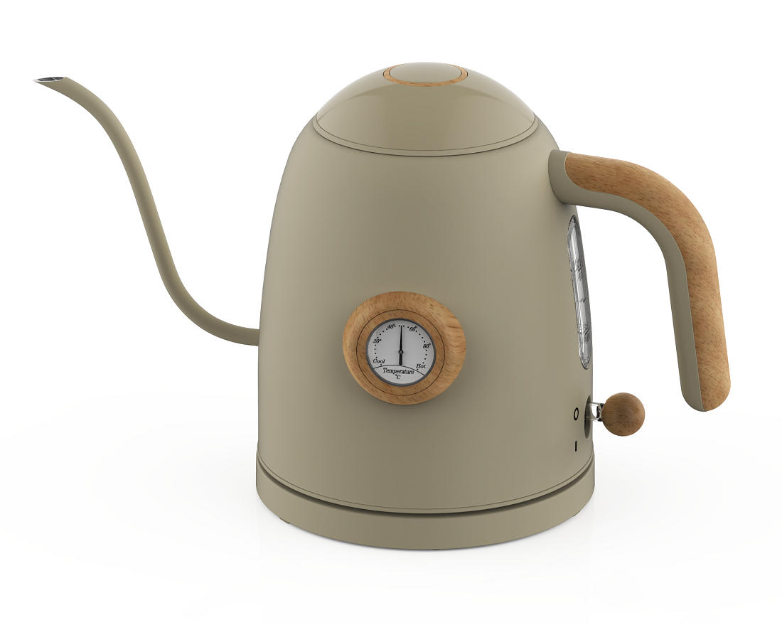 1.0L Gooseneck Kettle with Stainless Steel Inner Liner