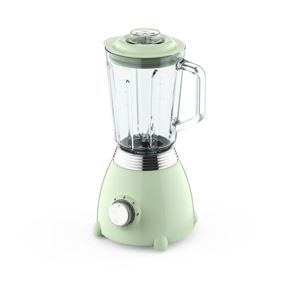 1.5L Juicer Blender with Semi-Oval Base