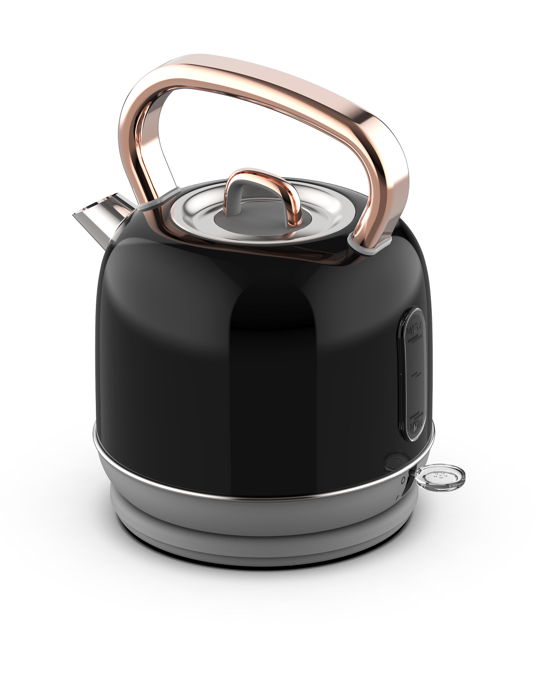 1.8L Black Retro Kettle with Stainless Steel Liner(NO.K20）