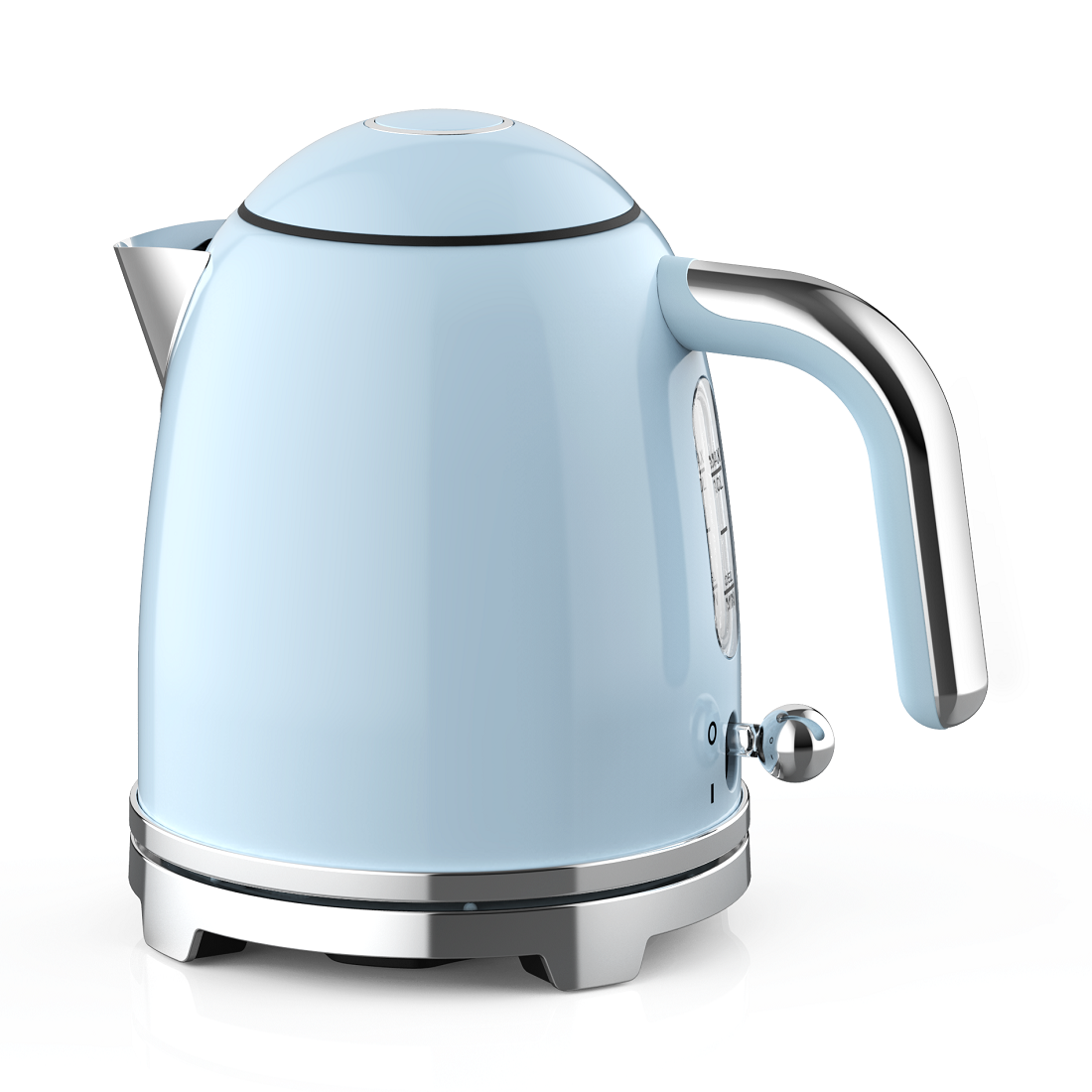 1.0 Litre Blue Jug Kettle with 304 Stainless Steel Inner Tank