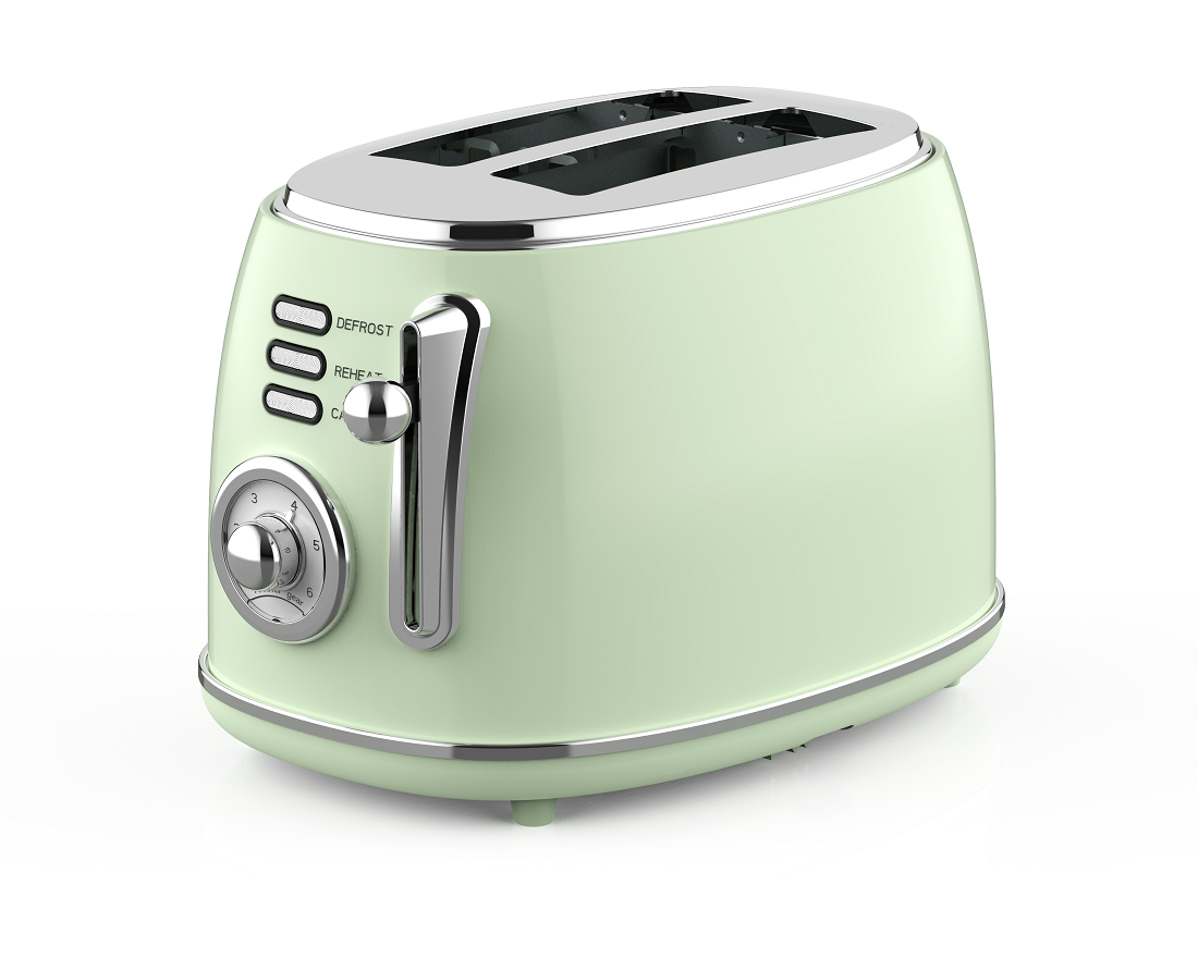 2 Slice Stainless Steel Toaster（NO.T03)