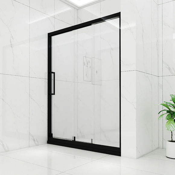 Shower Enclosure: 一 Shape