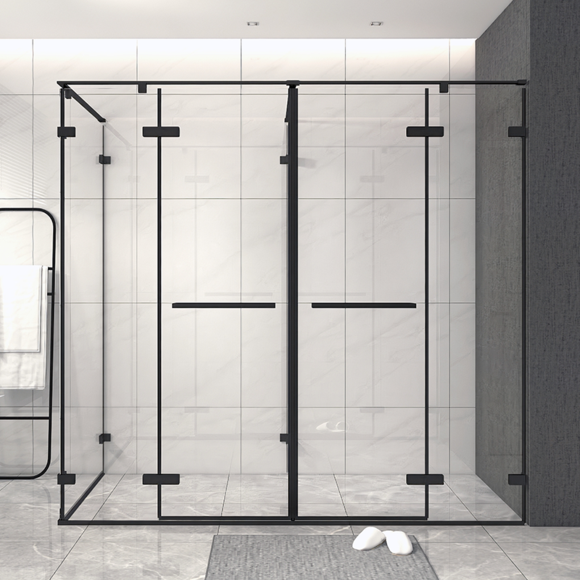 Shower Enclosure: F Shape