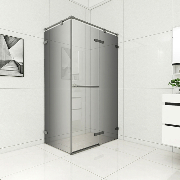 Shower Enclosure: L Shape