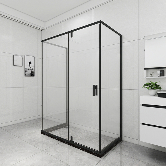 Shower Enclosure: L Shape