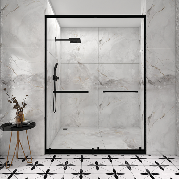 Shower Enclosure: 一 Shape
