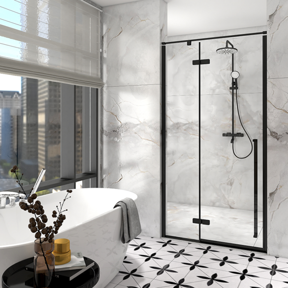 Shower Enclosure: 一 Shape