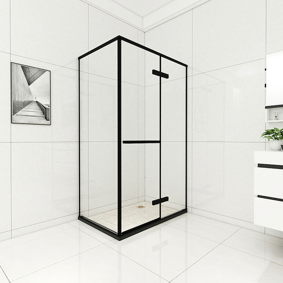 Shower Enclosure: L Shape