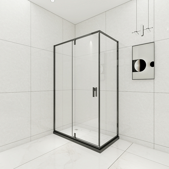 Shower Enclosure: L Shape