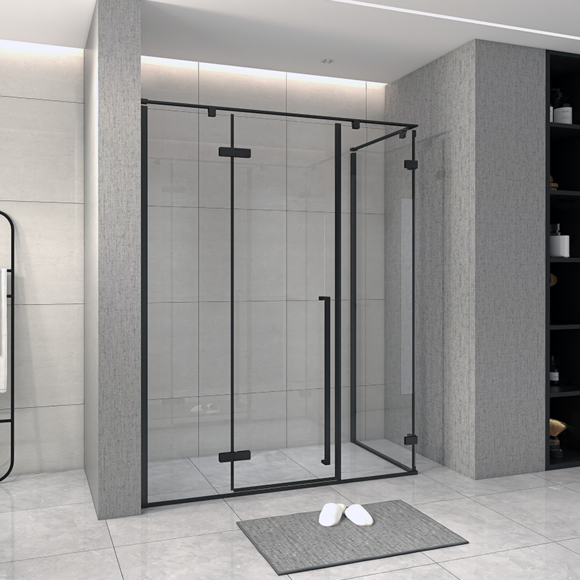 Shower Enclosure: L Shape