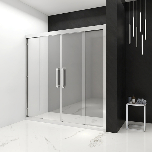 Shower Enclosure: 一 Shape