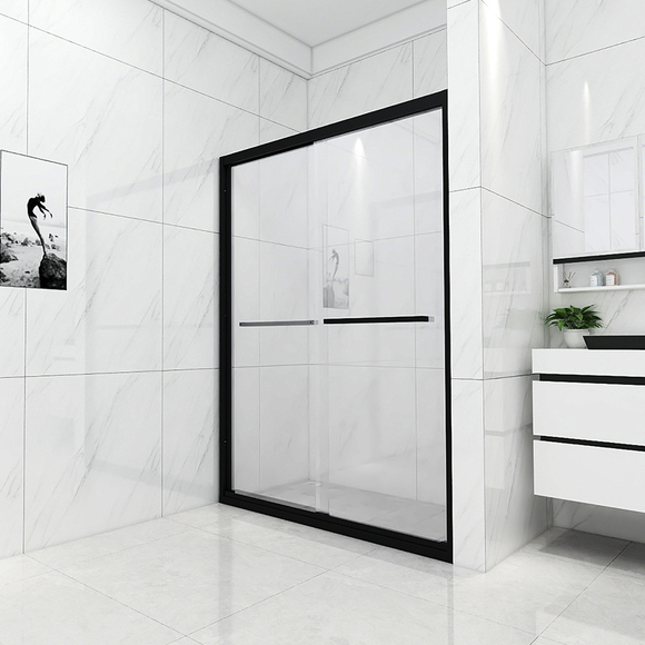 Shower Enclosure: 一 Shape