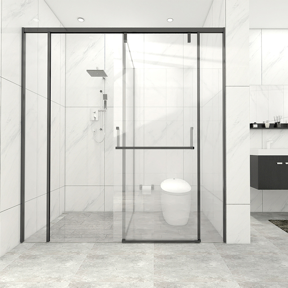 Cabina de ducha: forma de T