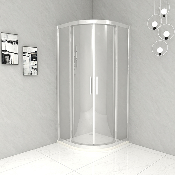 Shower Enclosure: ︶ Shape