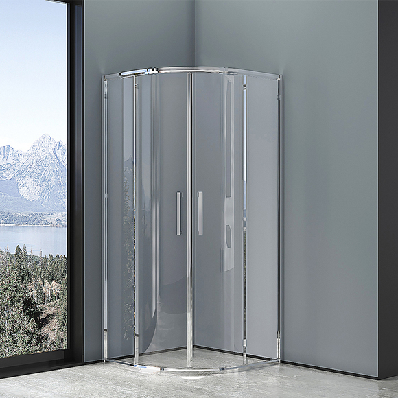 Shower Enclosure: ︶ Shape