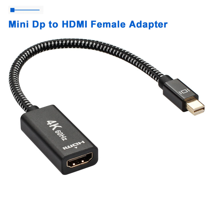 MiniDP to hdmi Male to Female computer notebook monitor HD converter