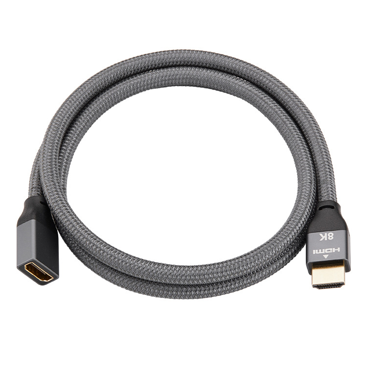 hdmi high-definition data cable 2.1 high-definition extension connection male to female 8K pure copper computer TV projection hdmi cable