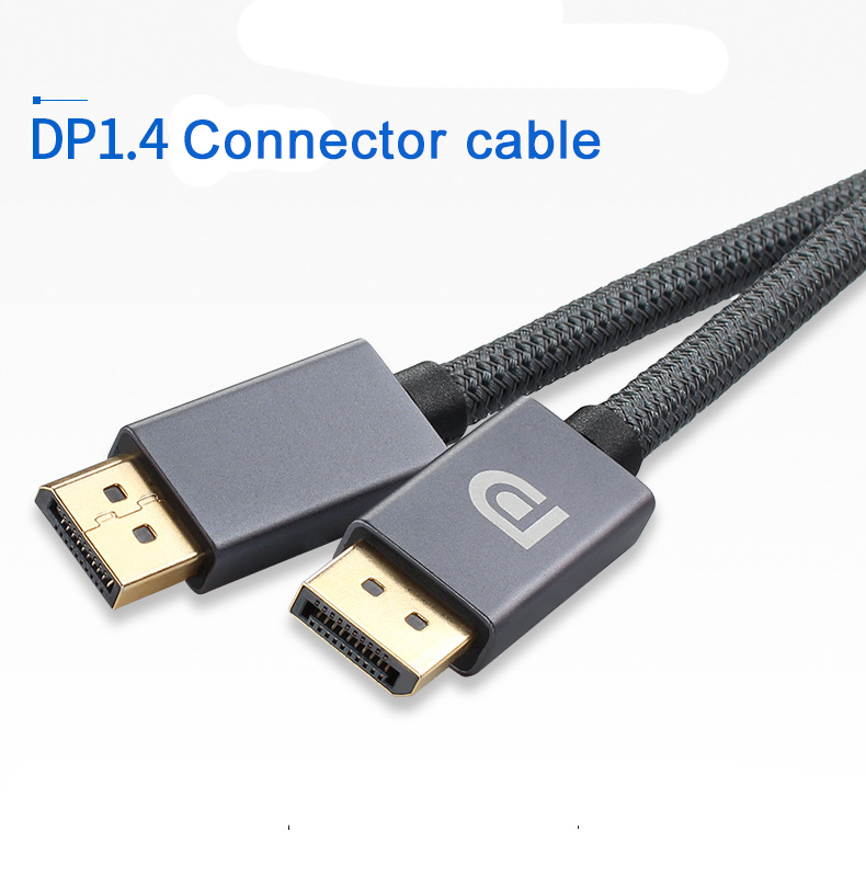 1.8K HD cabo dp1.4 cabo 240hz displayport displayport computador cabo DP cabo de dados