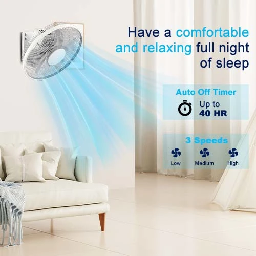rechargeable wall fan