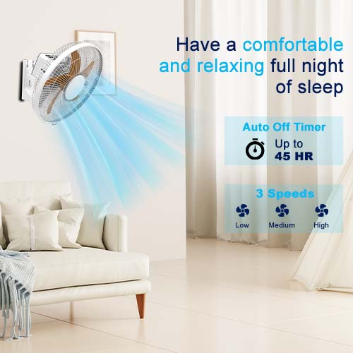 rechargeable wall fan: have a comfaortable and relaxing full night of sleep