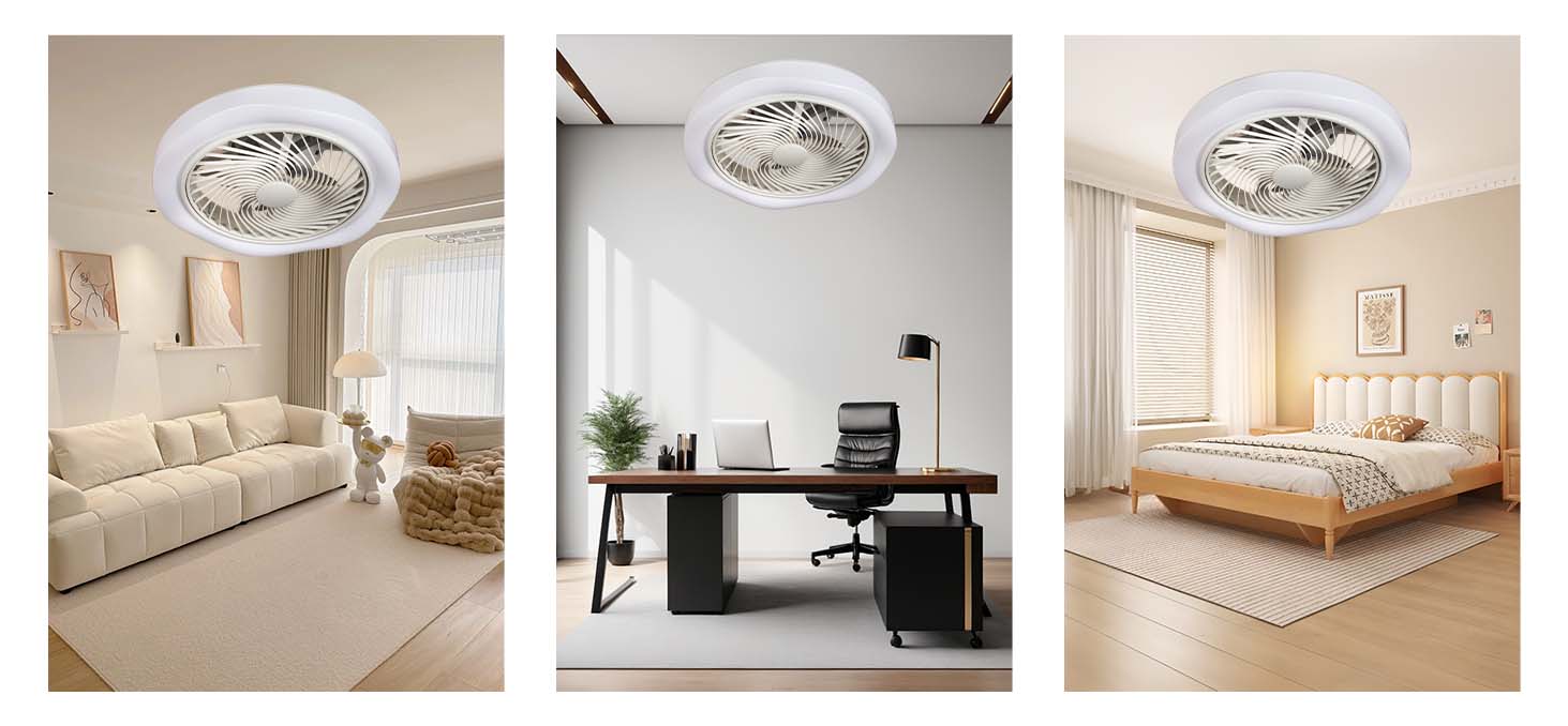 Rechargeable ceiling fan for household