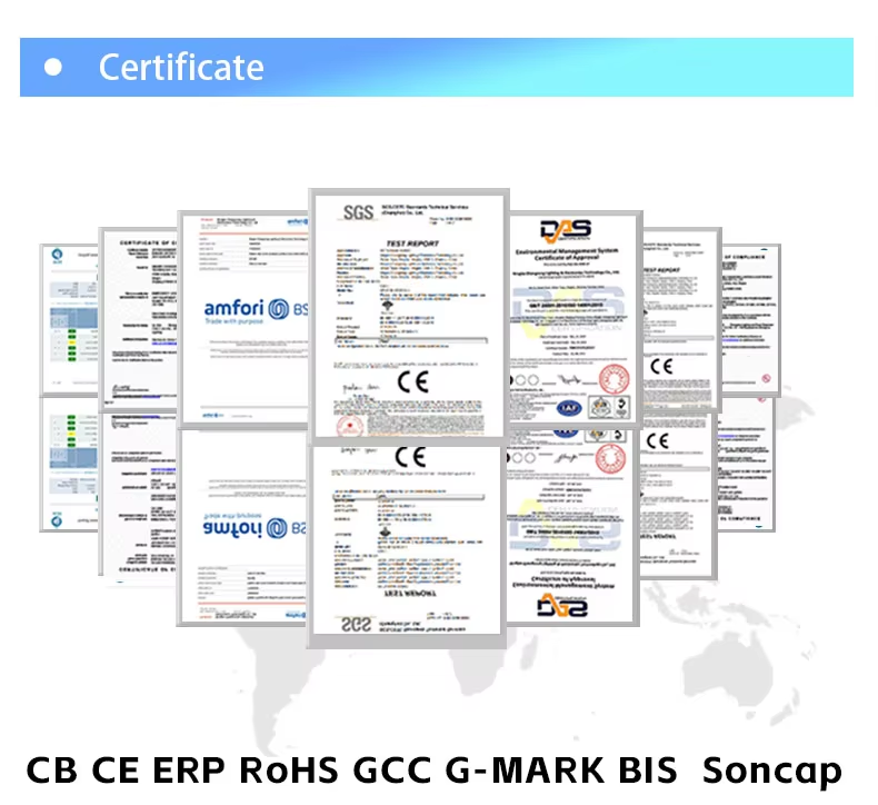 ac dc ceiling fan certificate