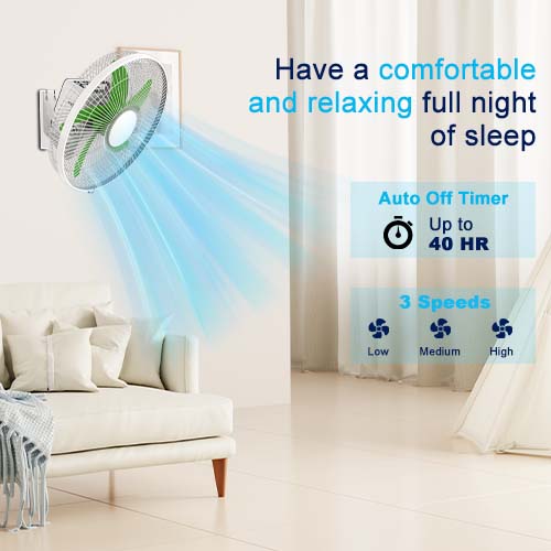Rechargeable wall fan