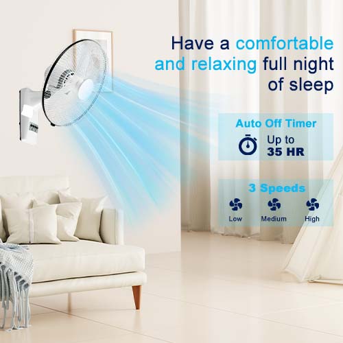 rechargeable wall fan: have a comfortable and relaxing full night of sleep